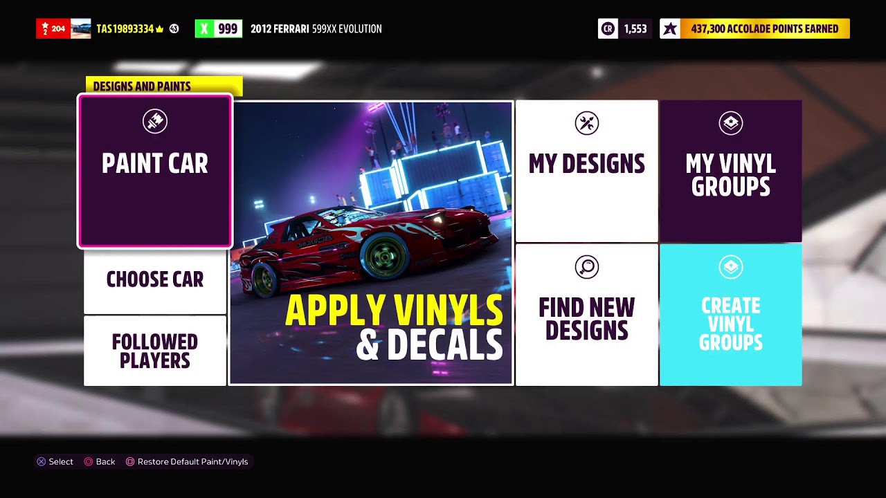 Cruising in forza horizon 5