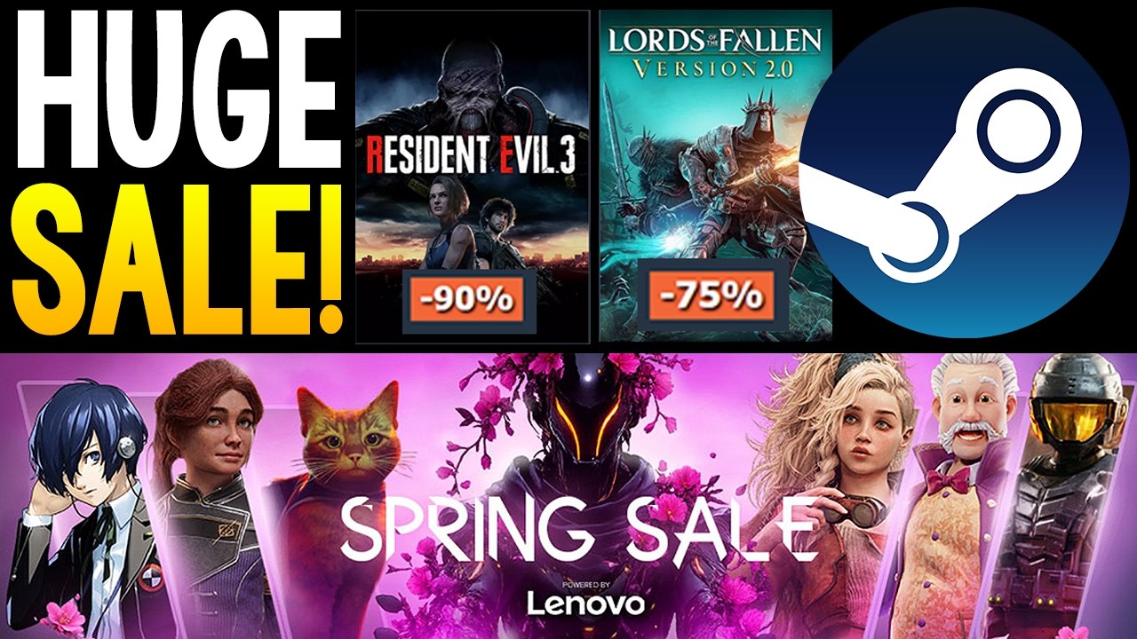 Масштабная весенняя распродажа новых игр в Steam уже началась! Множество выгодных предложений по ...
