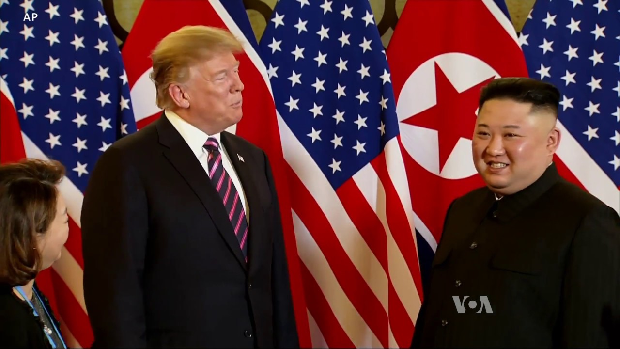 Hanoi Summit: Trump Participates in a Greeting with Kim