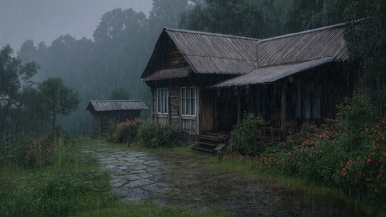 All Night Rain Sounds to Calm the Mind and Encourage Deep Natural Sleep