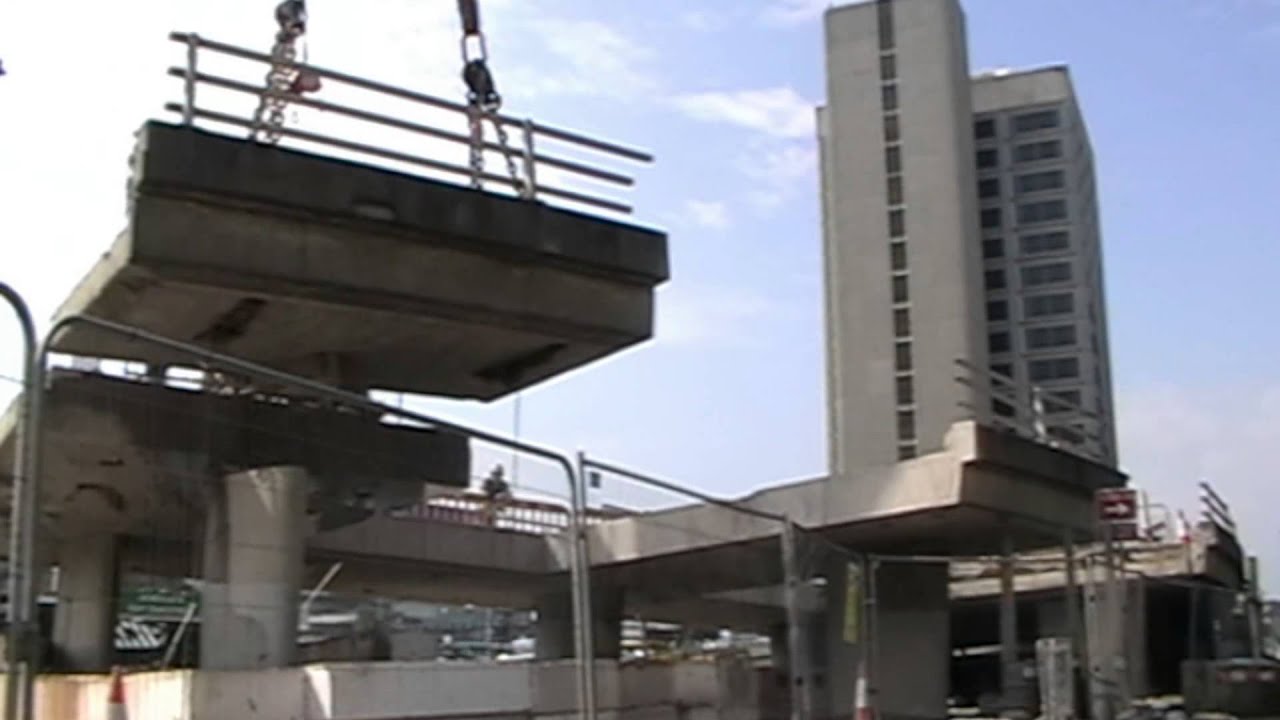 Tay Bridge Ramps Demolished.