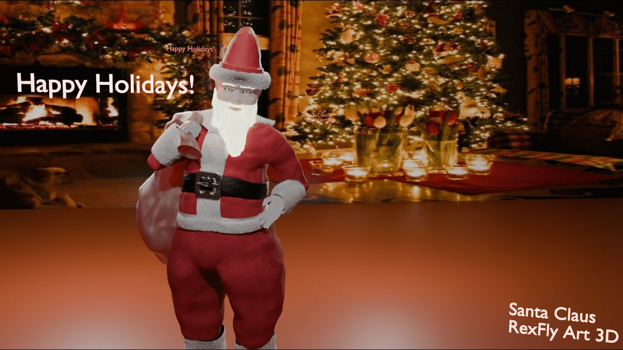 Santa Claus 3D Concept #blender #3danimation #art #tutorial #santaclaus #3dprinting #model