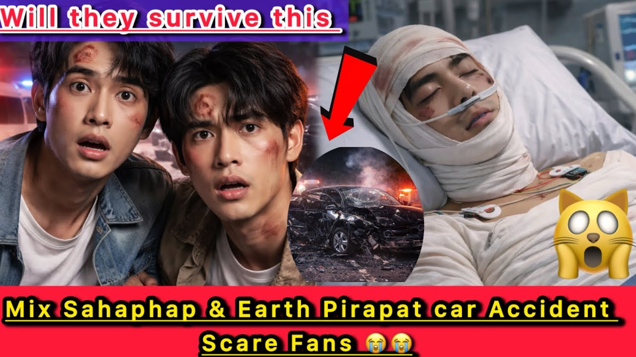 BREAKING NEWS!!:Mix Sahaphap & Earth Pirapat car Accident Scare Fans and causes Panic Online.