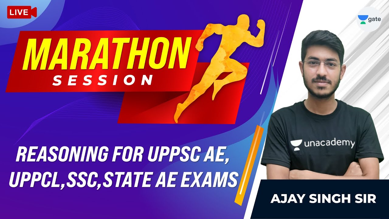 Reasoning | UPPSC AE, UPPCL, SSC, State AE Exams | Non-Stop Marathon Session | Ajay Sir