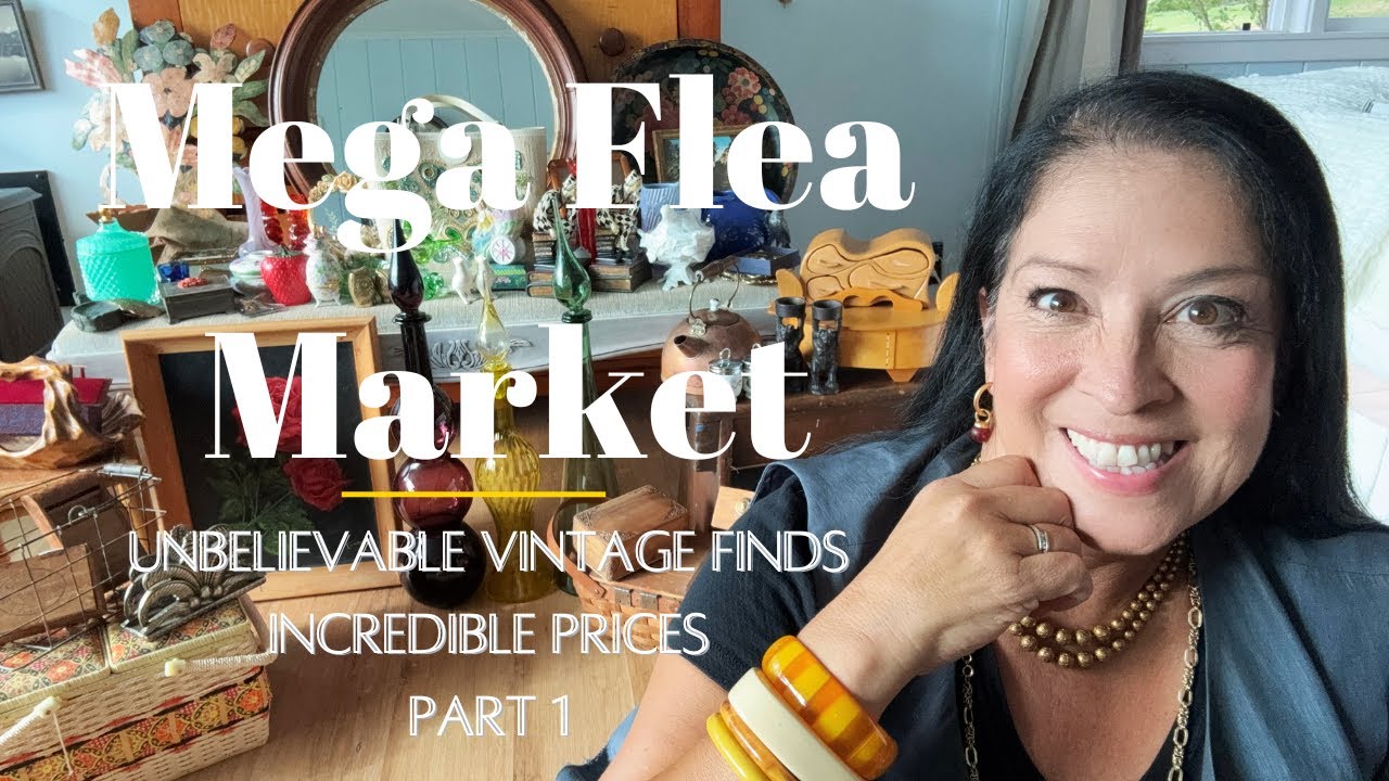 I Went Nuts At The Mega Garage Sale Flea Market / Amazing Vintage & Antiques