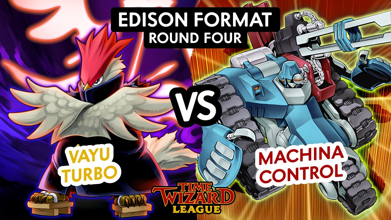 Yu-Gi-Oh! Edison Format - Round Four - Vayu Turbo vs Machina Control - TWL Only Champions