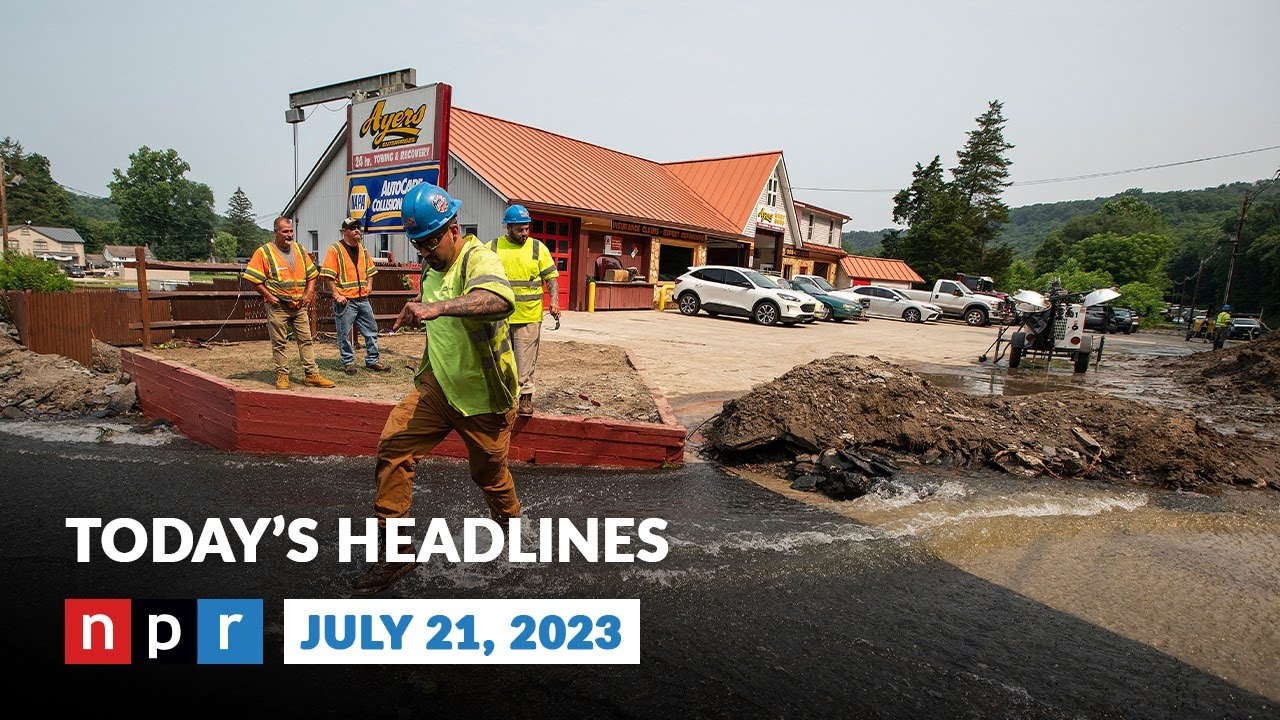 Northeast Still Recovering From Last Week's Floods | NPR News Now