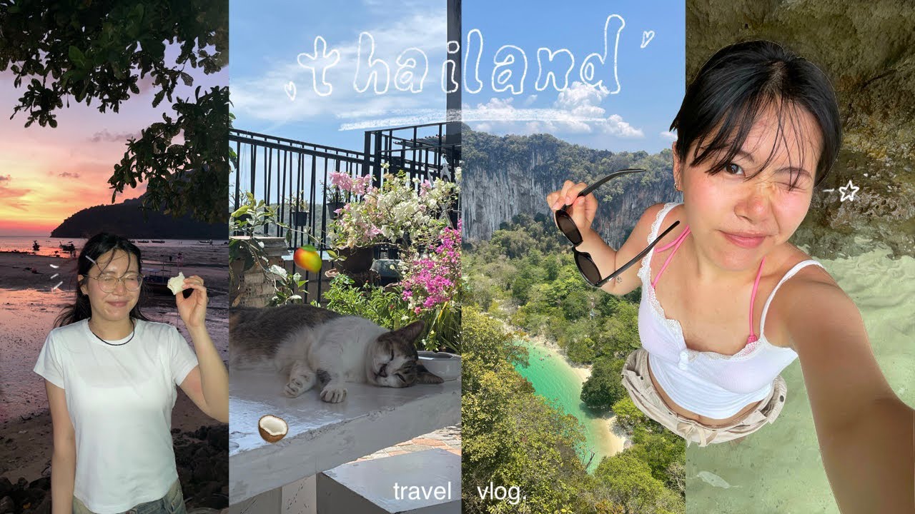 TRAVEL VLOG 🐈🐈‍⬛ meeting kitties in Krabi & Phi Phi Islands: things to do and where to eat!