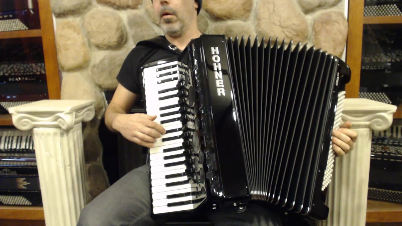 HOAMIV120BN - Black Hohner Amica IV120 Forte Piano Accordion 41 120 LMMH $3399