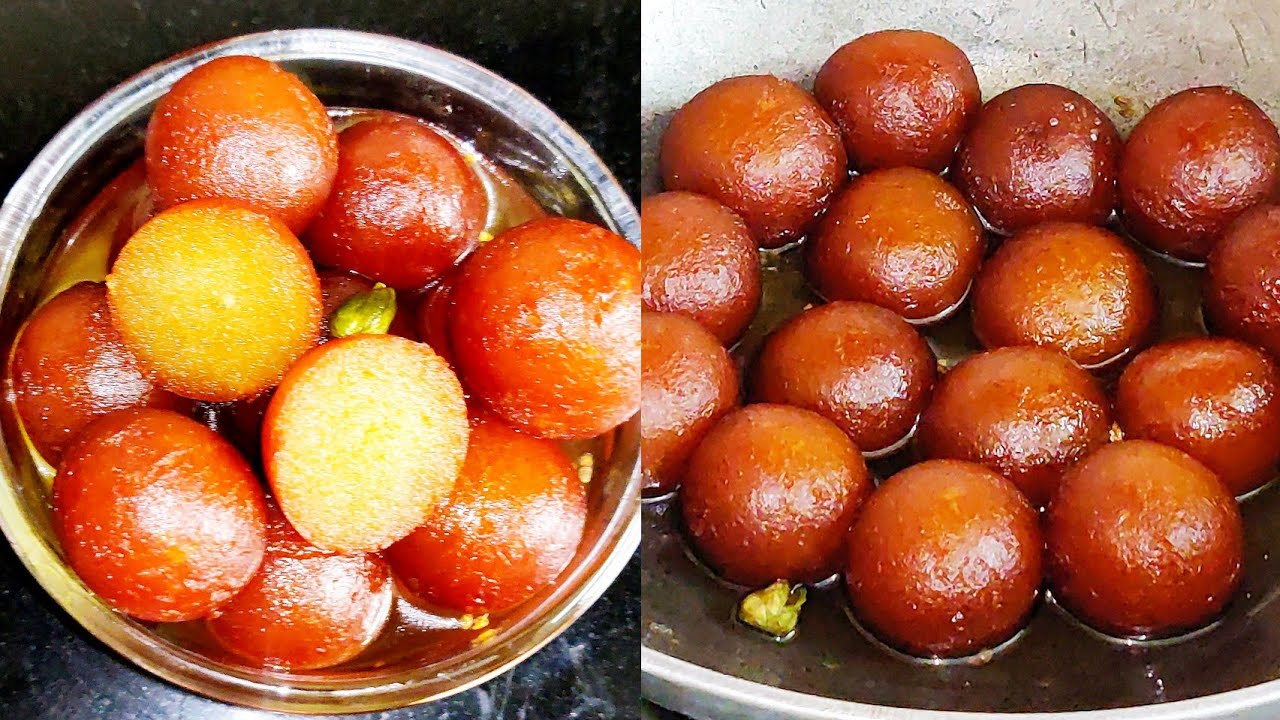 10 minute mai itni soft spongy gulab jamun ki recipe bina khoya bina mawa milk powder gulab jamun