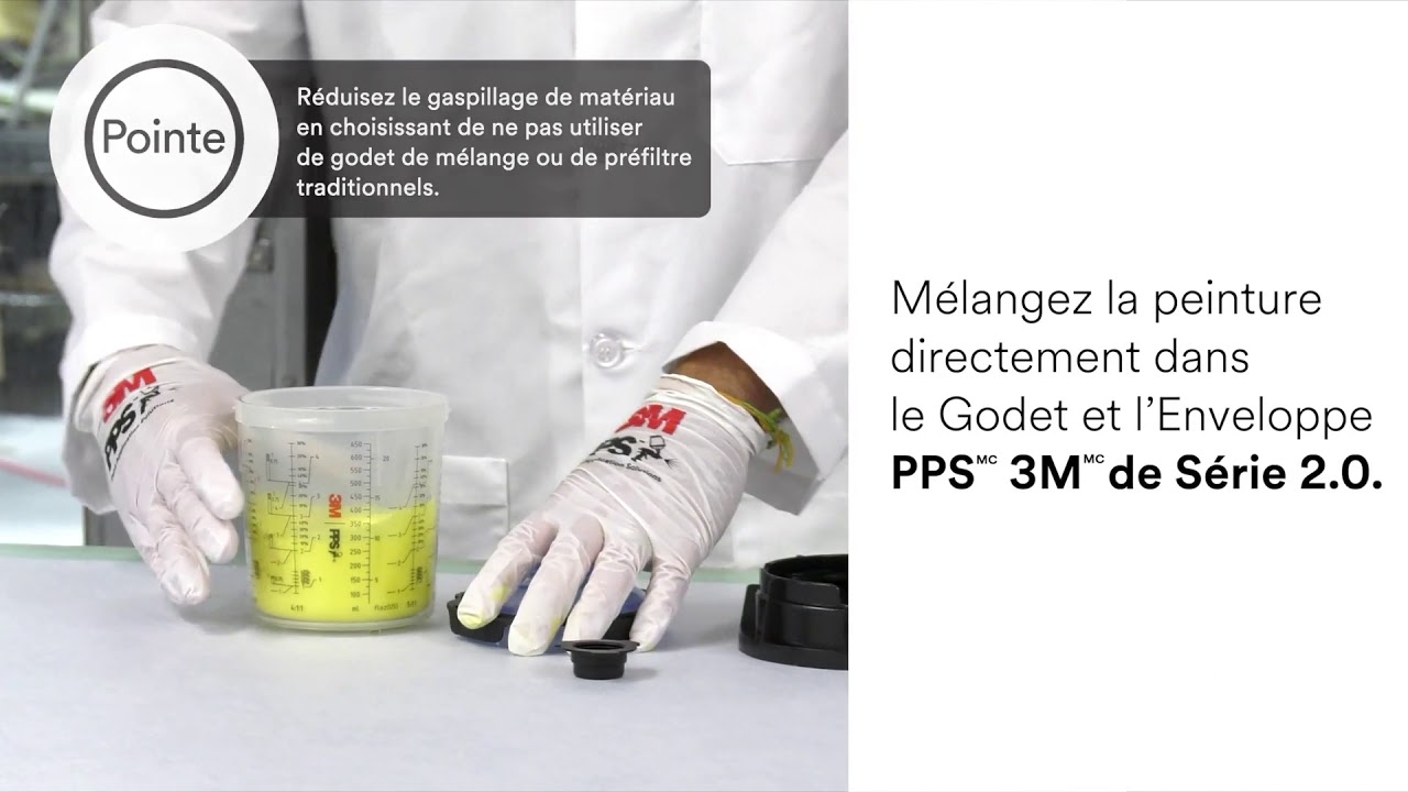 Syst&egrave;me de pulv&eacute;risation &agrave; godet PPS(MC) 3M(MC) de S&eacute;rie 2.0