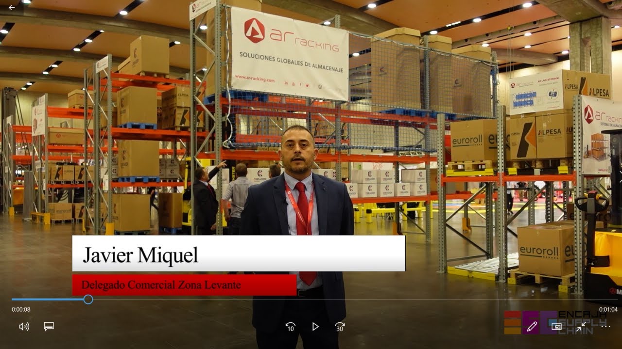 AR RACKING presenta en ENCAJA sus soluciones de almacenaje industrial