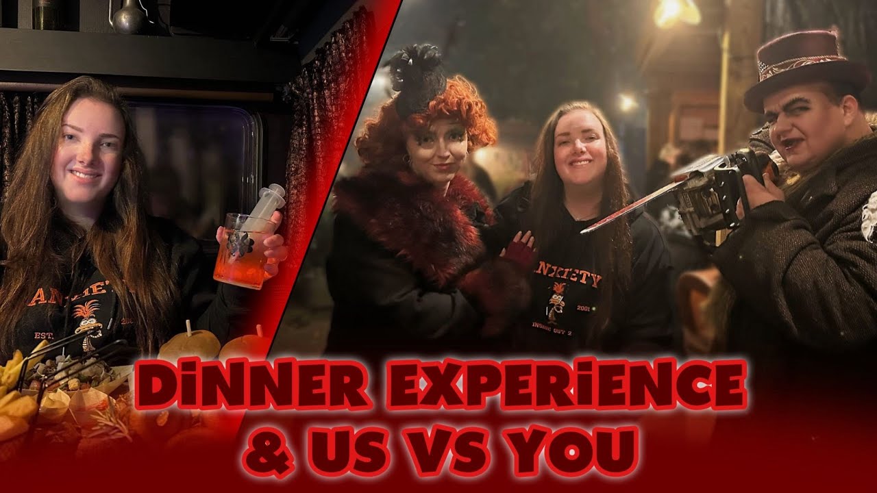 Walibi [VLOG] DINNER EXPERIENCE FREAKS, US VS YOU & SCARE ZONES! | HALLOWEEN FRIGHT NIGHTS 2024