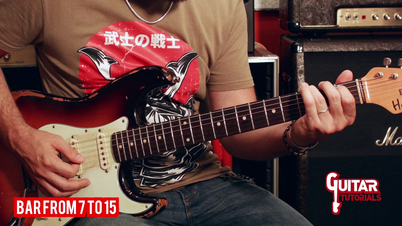 Gone (Andy Timmons) - 1st Part - Guitar Tutorial with Matt Bidoglia