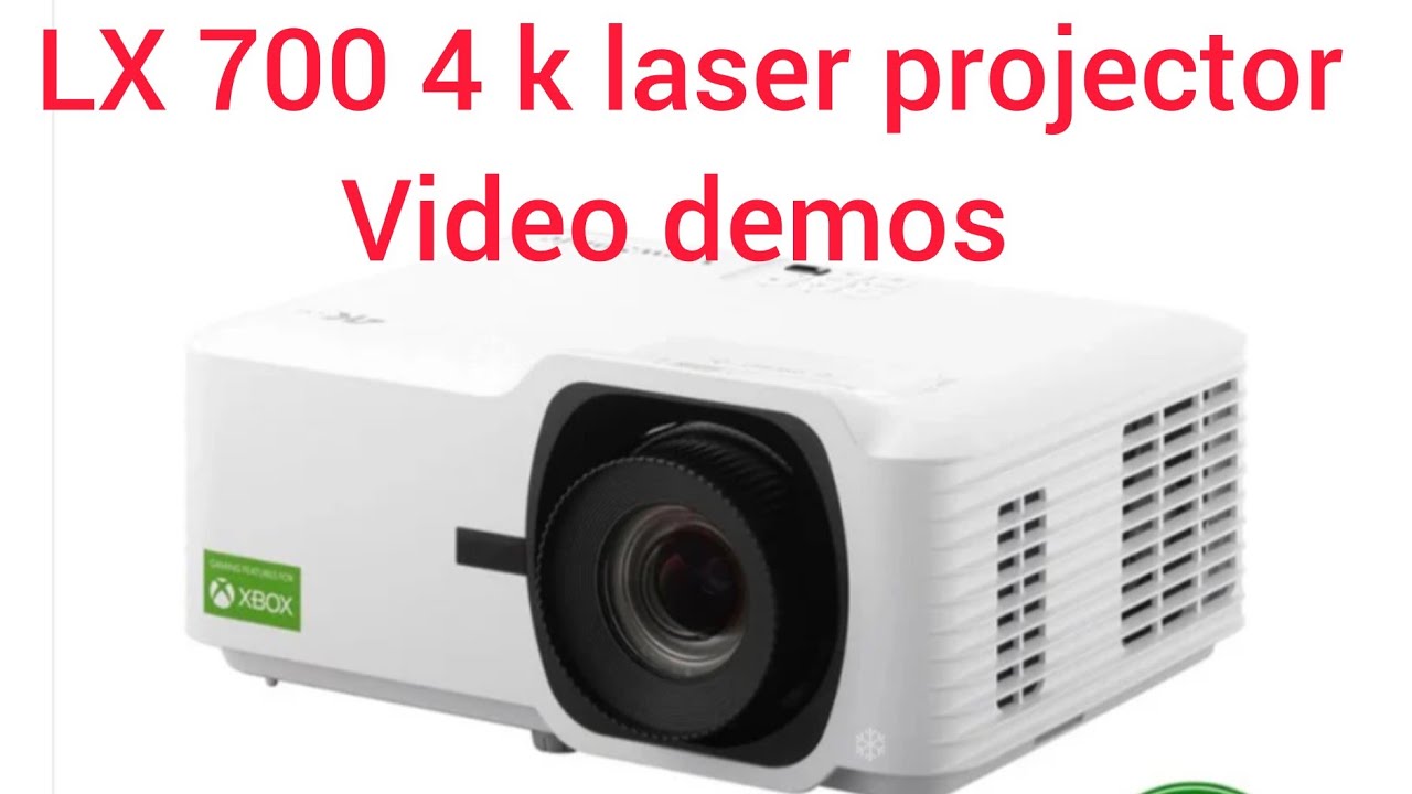 LX 700 4 k laser projector video demos