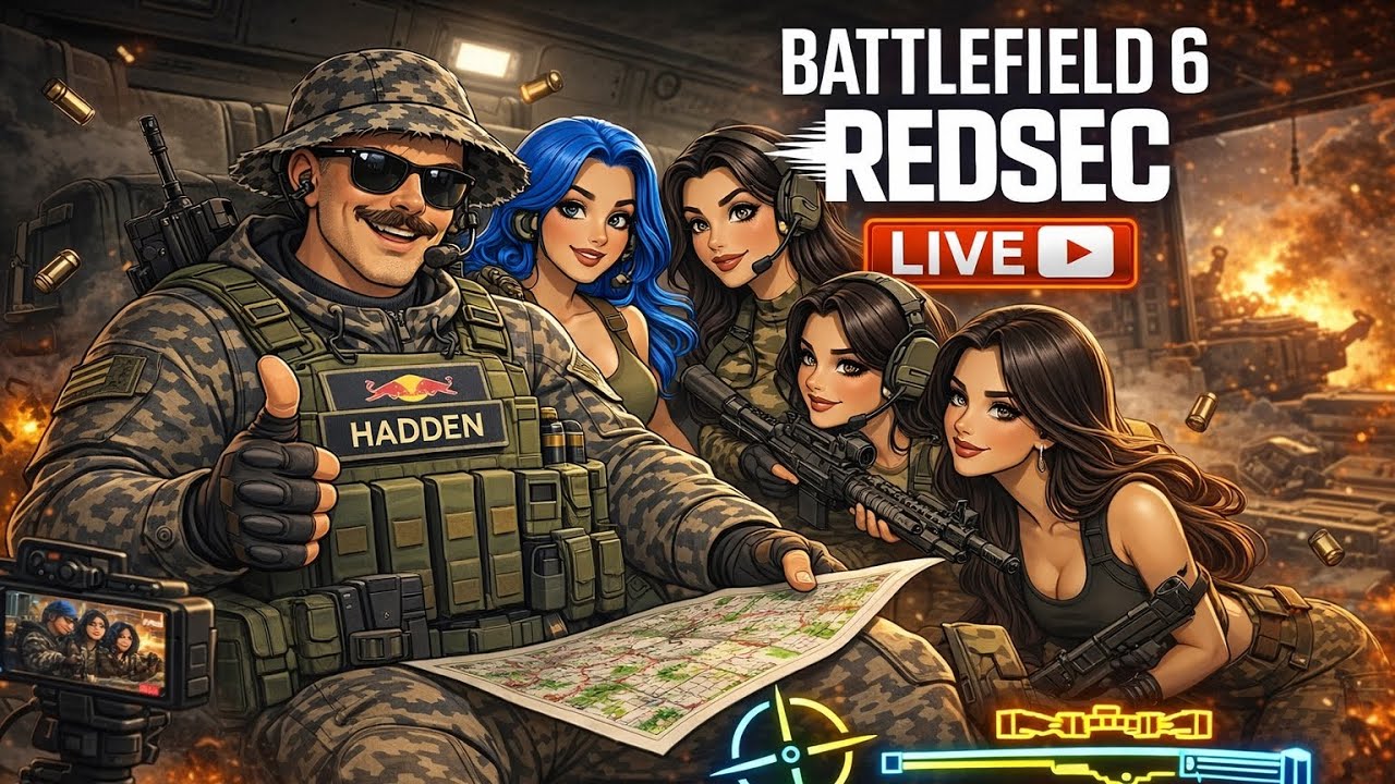 🔴 Battlefield 6 REDSEC LIVE | SOLOS | Hollywood Hadden