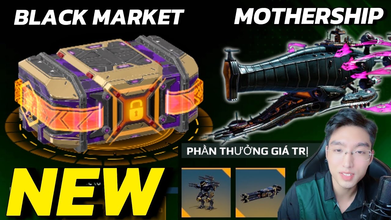 Reviewing the New Black Market Chests & the Mighty R'lyeh Mothership | War Robots