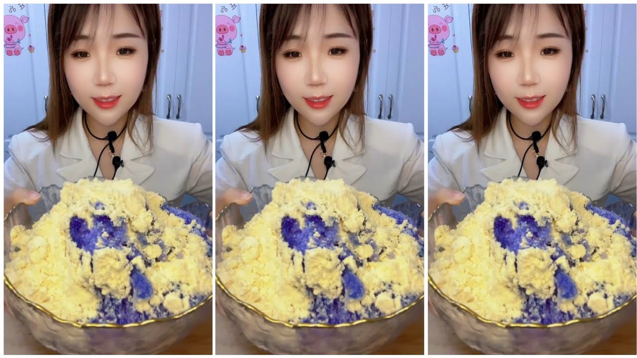 ASMR SOFT ICE EATING | MILK POWDER | RELAX VIDEO