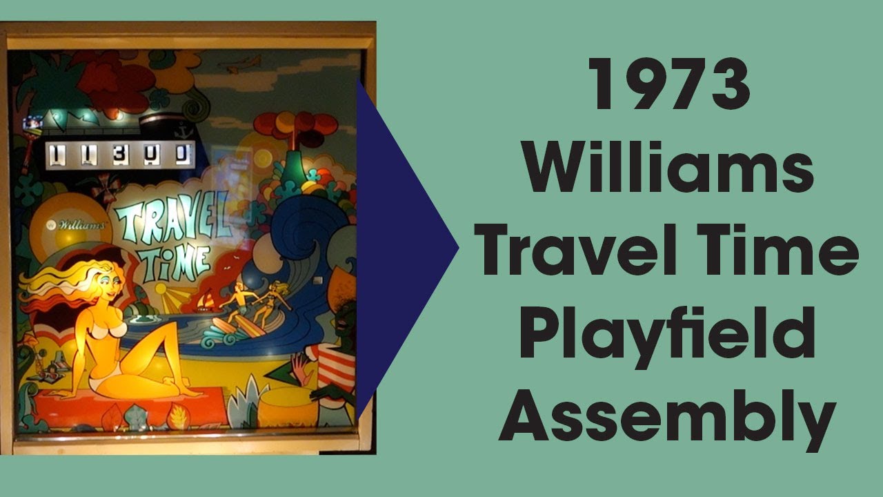 1973 Williams Pinball Travel Time Playfield Assembly Rebuild Pinball Repair #williams #pinball