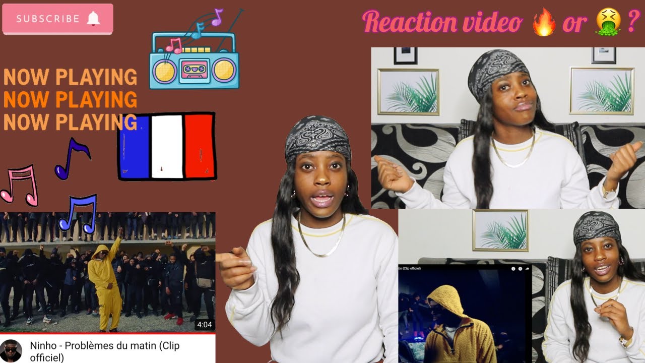 Ninho - Problèmes du matin (Clip officiel) FRENCH RAP REACTION