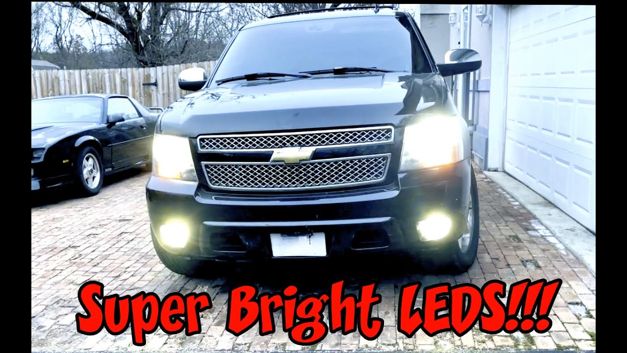 Installing Super Bright LED Lights In The Chevy LTZ Suburban Exterior & Interior! Turned Out Nice!
