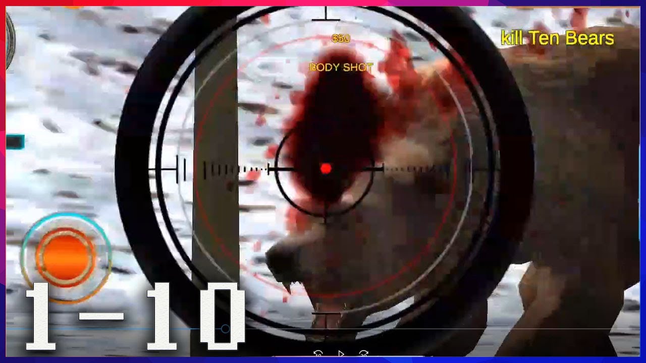 Wild Animal Hunter - Gameply Walkthrough - Levels 1-10