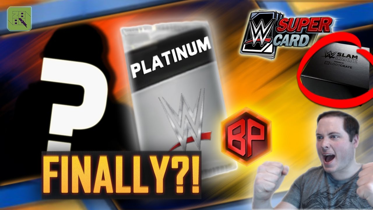 FINALLY?! BIG PLATINUM PACK REWARD! WWE SLAM CRATE MAY UNBOX! | WWE SuperCard