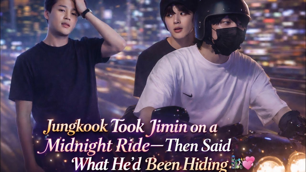 Jungkook Took Jimin on a Midnight Ride—Then Said What He’d Been Hiding 🌃🏍️💞