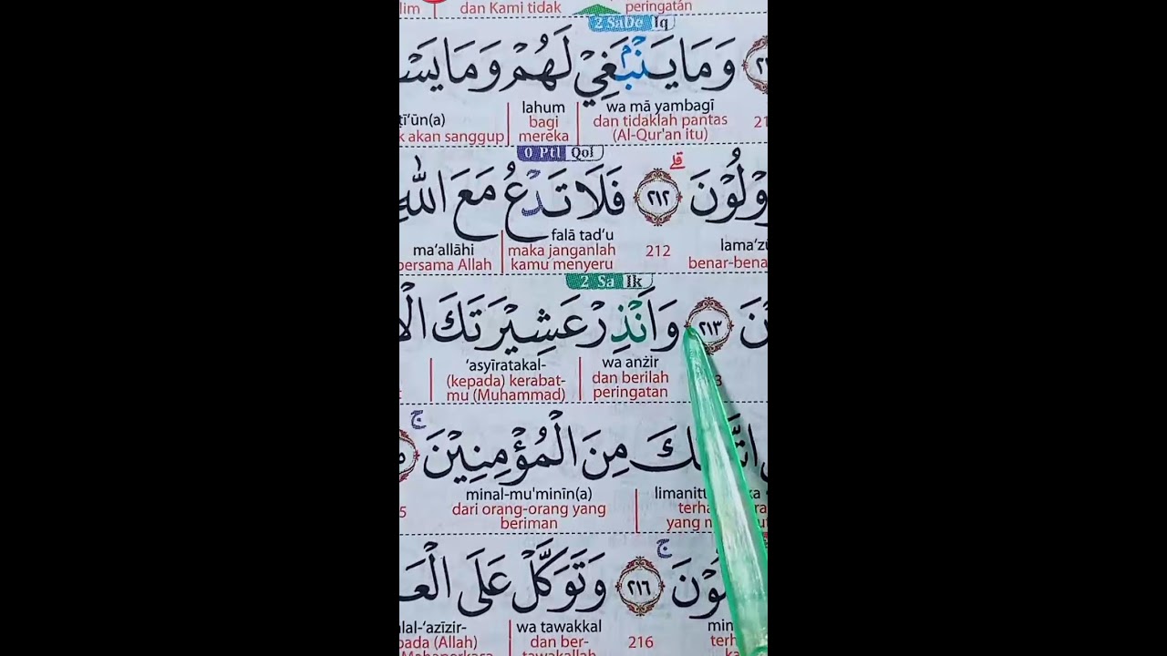 belajar ngaji bersama sama.