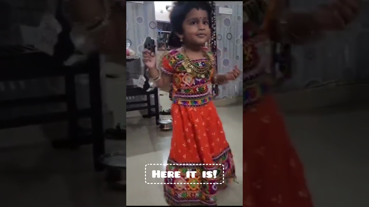 Rajasthani style dress for kids from Jaipur #garba #rajasthan #lenga #dandiya #kidsdress #golu