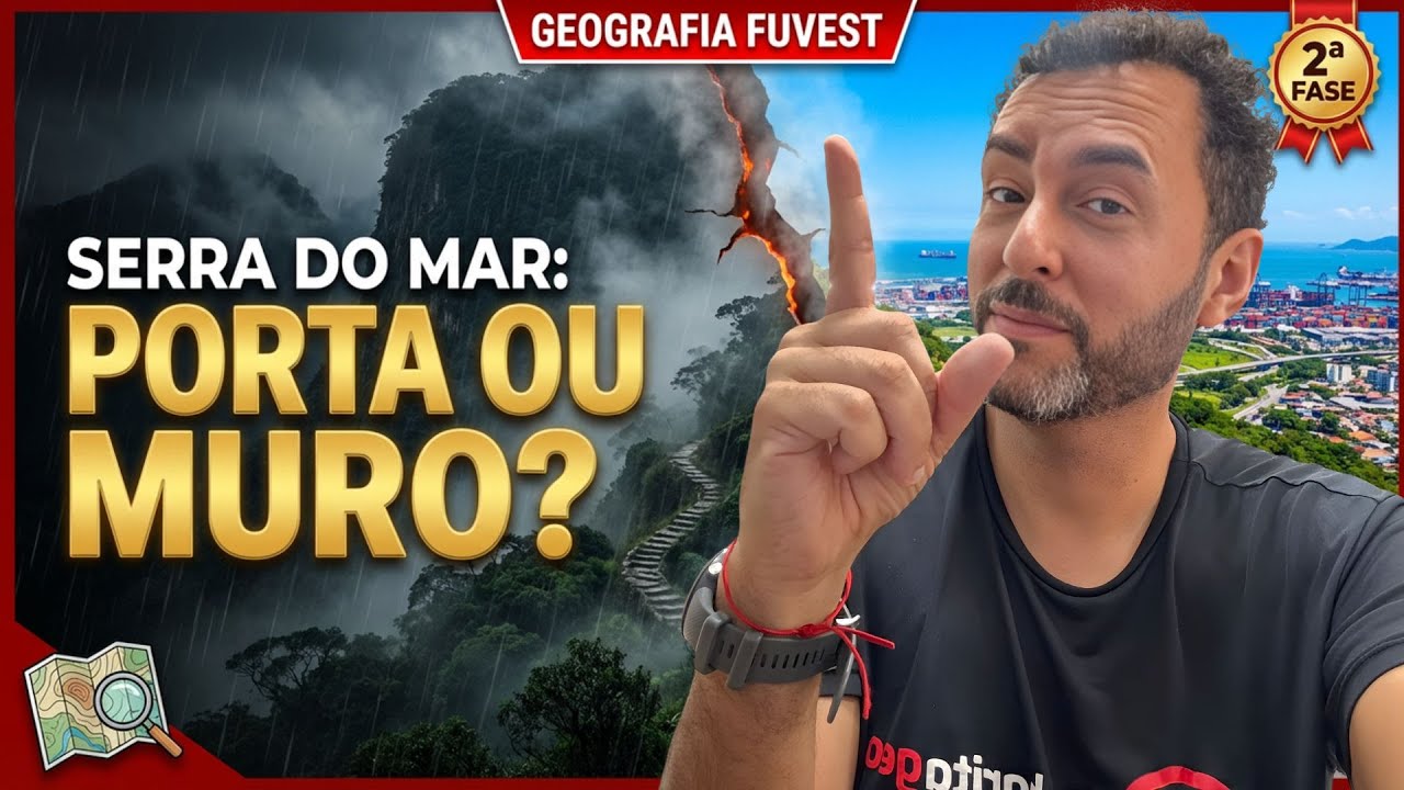 Fuvest 2ª fase 2026 | Geografia | Relevo de São Paulo | GabaritaGeo
