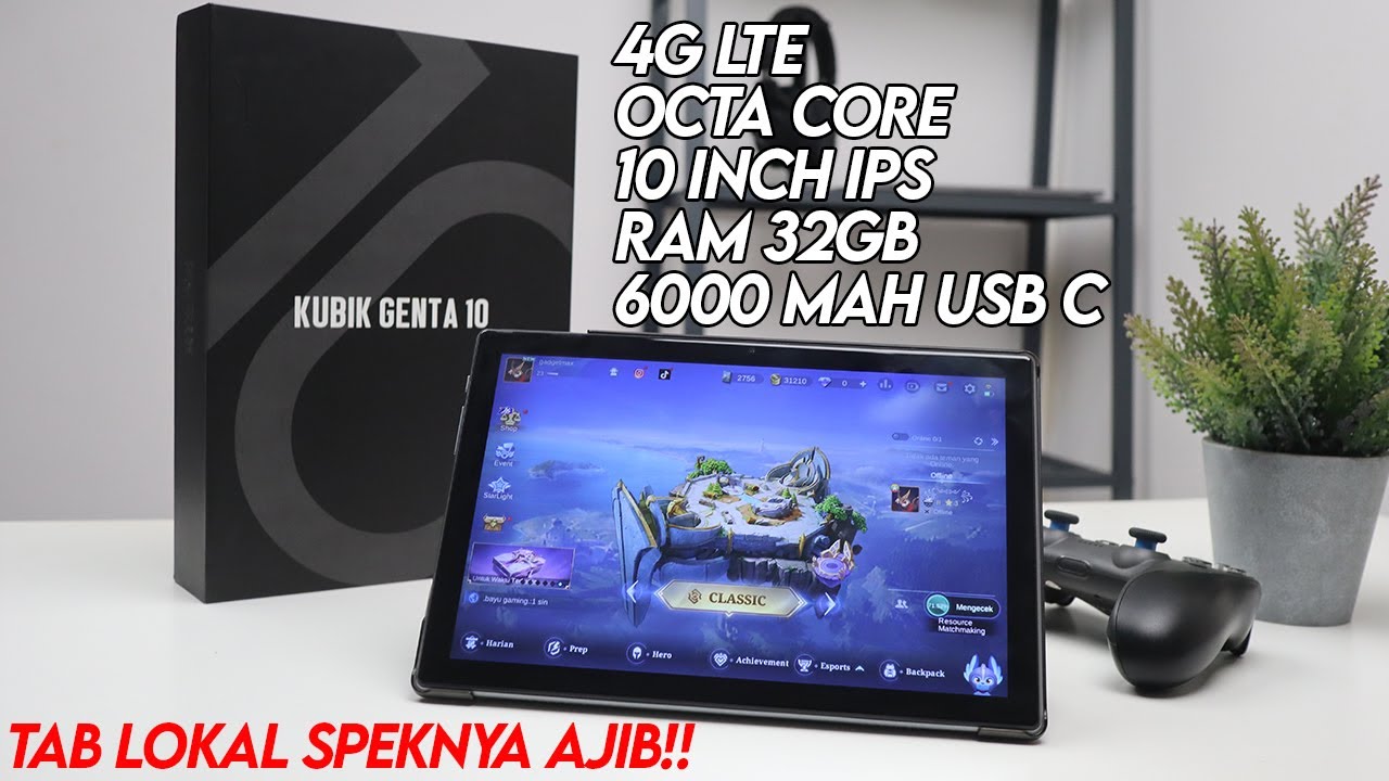 SPEKNYA MANTAP NIH CUMA 900RIBU - UNBOXING & REVIEW TAB KUBIK GENTA 10