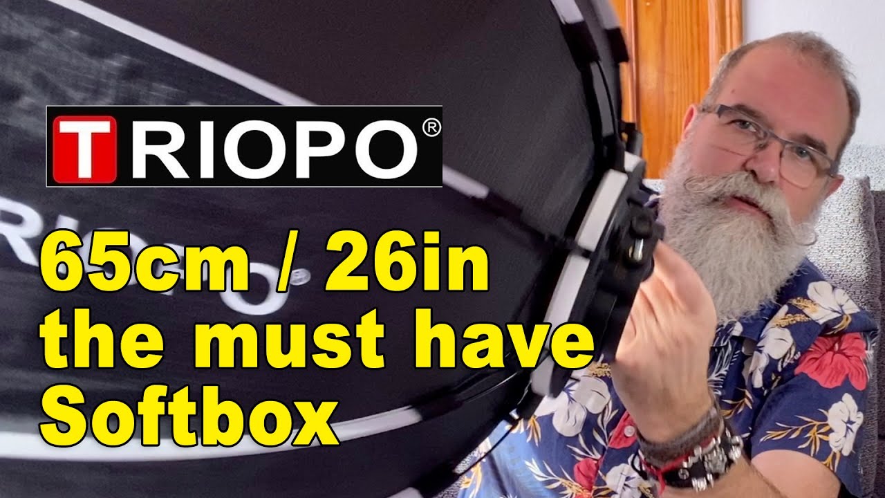 Triopo 65cm   26in  Octobox a must have Softbox REVIEW - IN ENGLISH