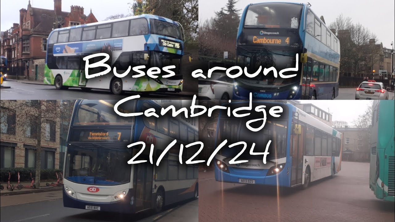 Buses around Cambridge (21/12/24)