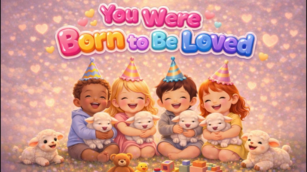 💕 You Were Born to Be Loved 💛 | Blessing Song for Kids | Preschool Worship (Ages 3–6) ✨