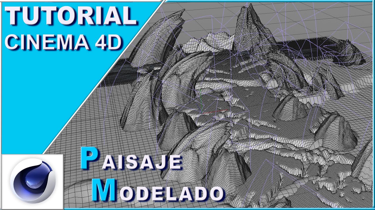 CREAR PAISAJE Otro mundo con CINEMA 4D TUTORIAL MODELADO