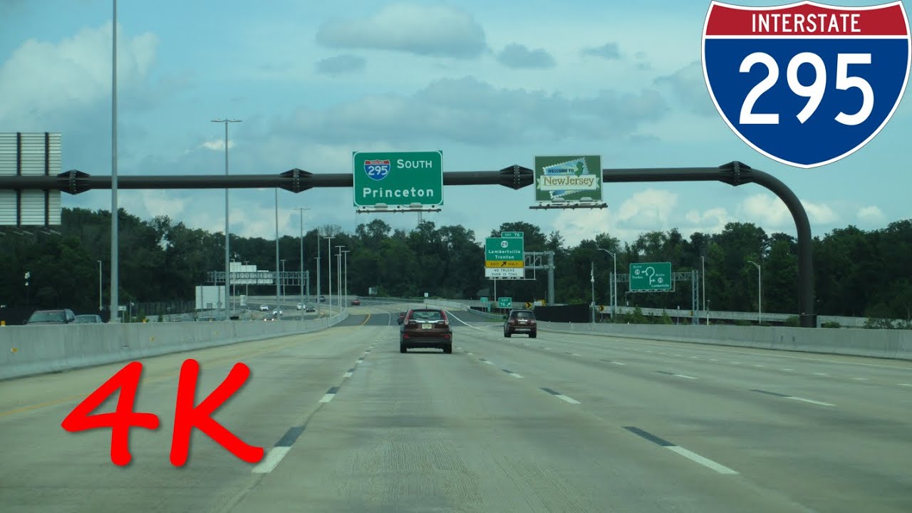 ⁴ᴷ Interstate 295/Trenton Bypass (NJ/PA) inner loop [4K VIDEO]