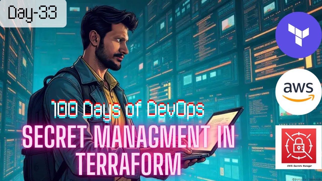 #Day33 of #100DaysOfDevOps   Secret Management in Terraform with AWS SSM Parameter Store