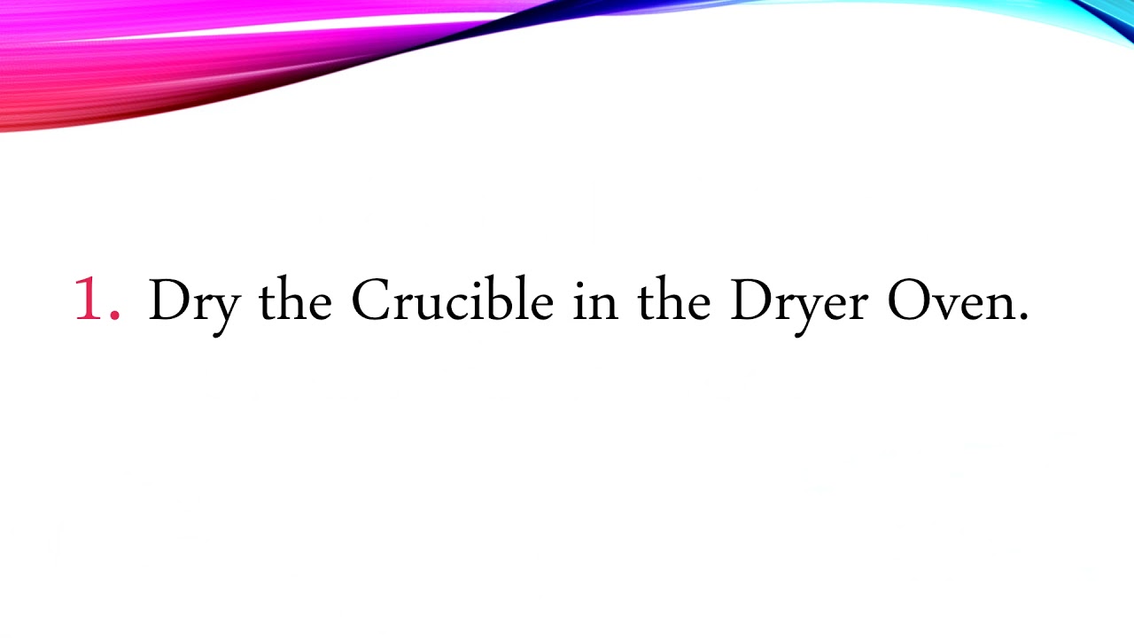 Loss on drying (English)