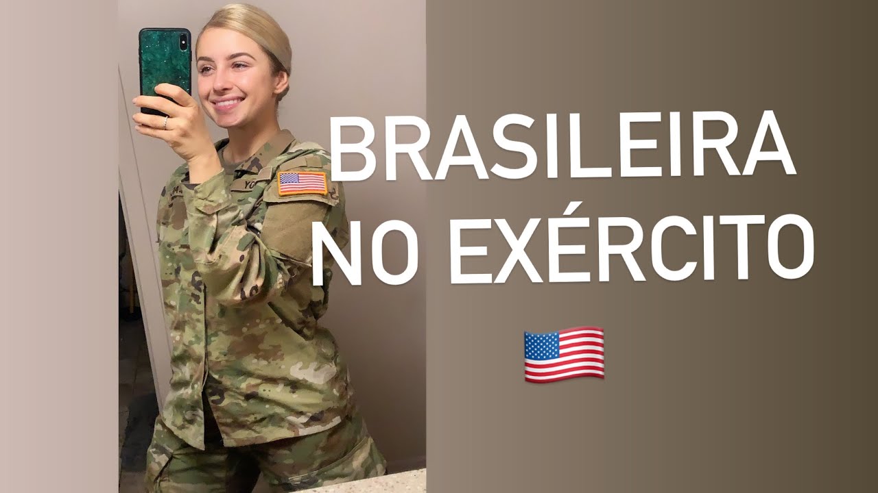 BRASILEIRA NO EXERCITO AMERICANO 🇺🇸
