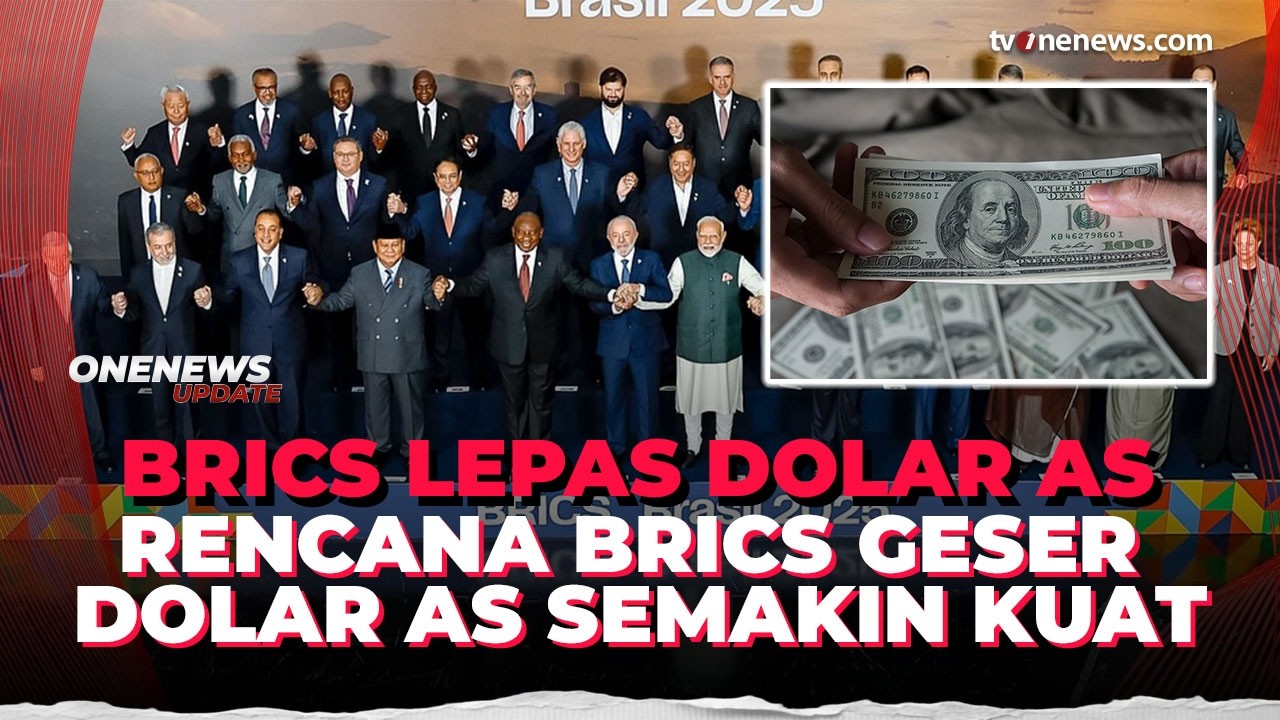 BRICS Percepat Dedolarisasi, Siapkan Arsitektur Baru Keuangan Global | OneNews Update
