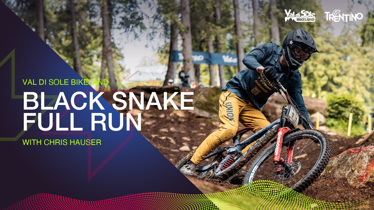 Full run on the Black Snake with Chris Hauser // Val di Sole World Cup 2024