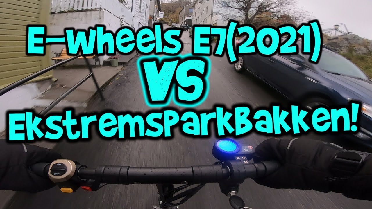 E wheels E7(2021) vs Ekstremsparkbakken!😱#30
