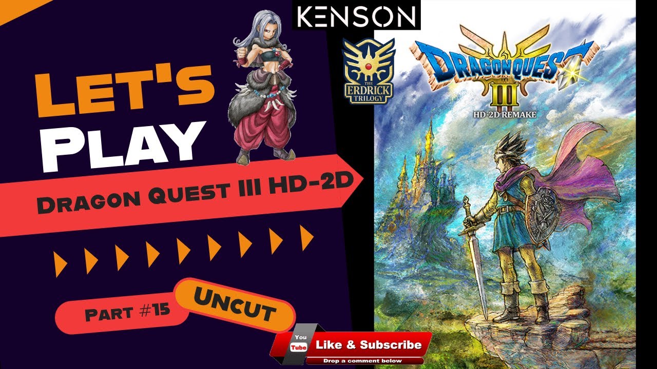Dragon Quest III HD-2D (Uncut) Pt. 15 || Journey to Alefgard || Tantegel & Damdara