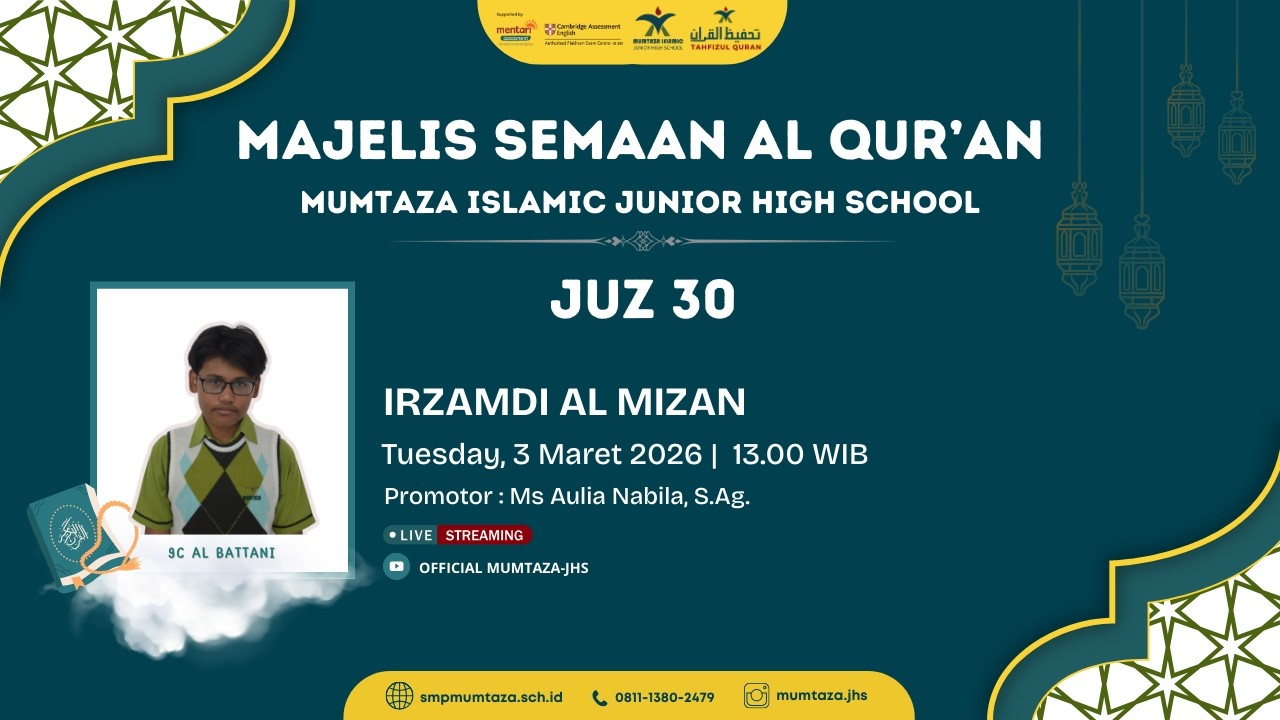 🔴 TASMI' AL-QURAN BIL GHOIB JUZ 30 - IRZAMDI AL MIZAN