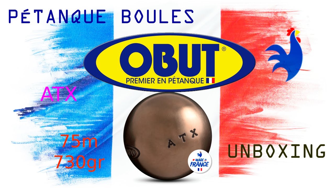 Unboxing OBUT ATX Déballage Pétanque Boules Desembalaje Bolas Petanca Balls