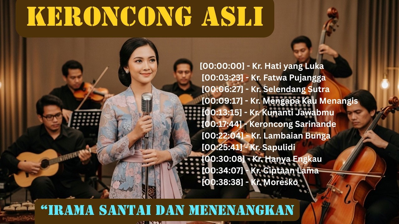 Keroncong Asli Untaian Penuh Pesona Warisan Sejarah — Syahdu, Klasik, Nostalgia, dan Romantis! #4