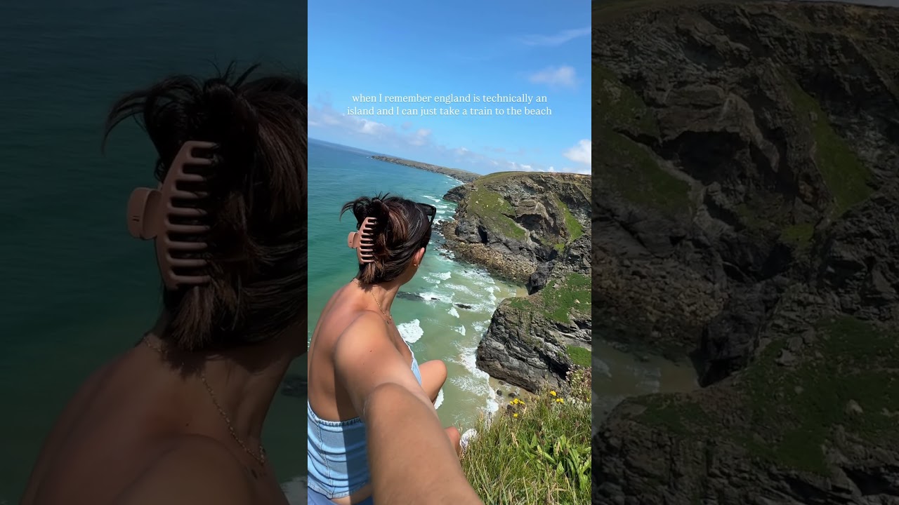 god I love cornwall📍mawgan porth coastal path (I took the 56 bus from newquay to get here!)