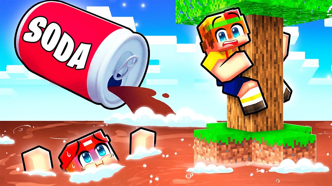 SODA POP rises in Minecraft!