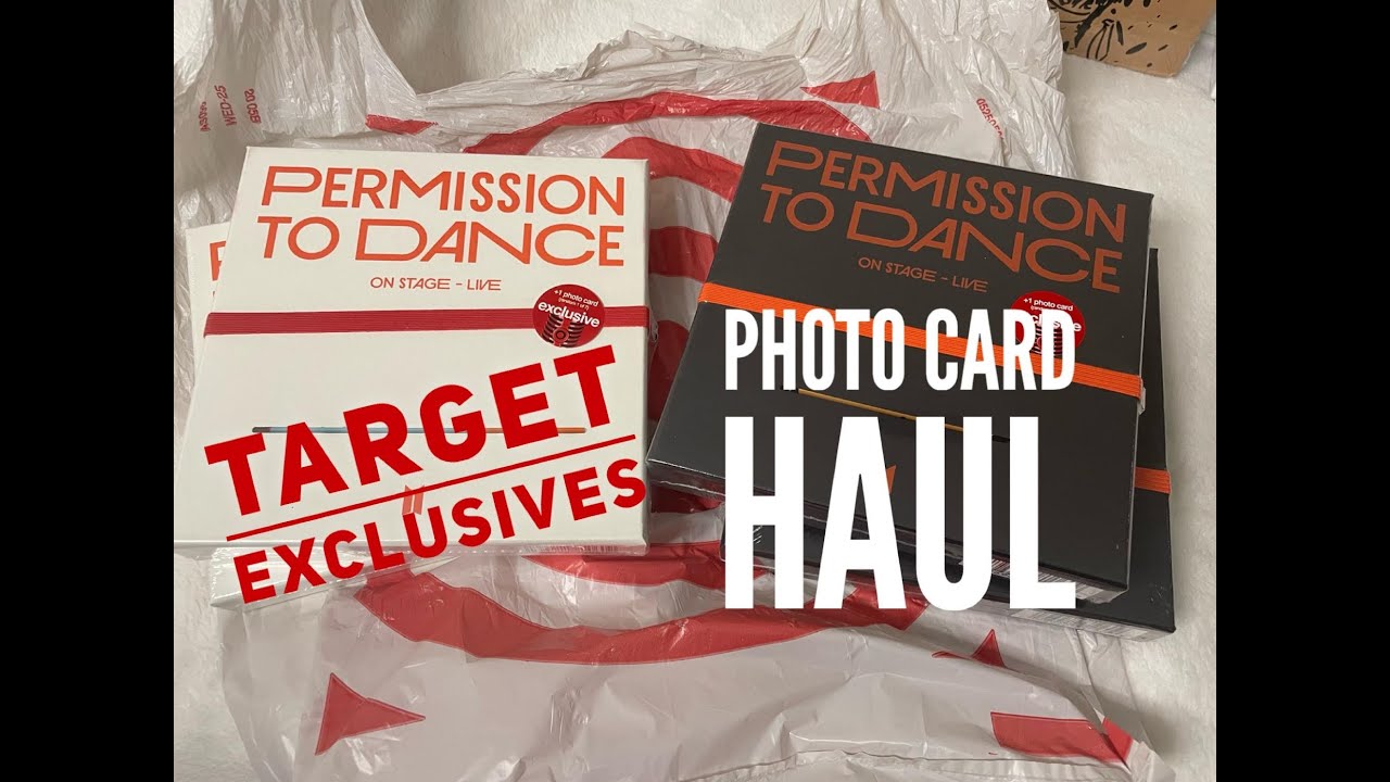 BTS Permission To Dance TARGET EXCLUSIVES 